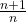 \frac{n+1}{n}