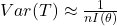Var(T)\approx\frac{1}{nI(\theta)}